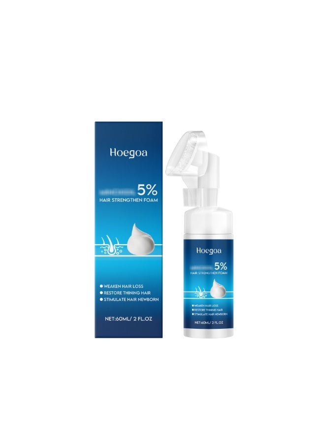 HOEGOA 5% Minoxidil Foam for Hair Growth Hair Strengthen Foam to Stop Thinning and Hair Loss for Men and Women, Scalp Care and Volume and Fluff, 60ml/2fl oz - Image 1